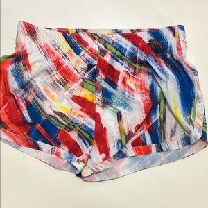 GAP Red and Blue Athletic Shorts with Dynamic Design